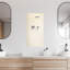 Coffre-fort mural 0,82 pi cubes beige avec rangement amovible avec tablette amovible et mécanisme de verrouillage