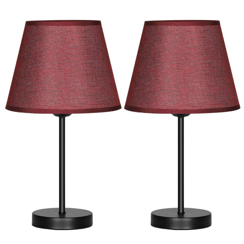 Lampe de chevet noire 16,2 po Tiller