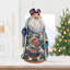 Masterpiece Wood Carved the Fairy Lady Santa Figurine