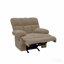 Fauteuil inclinable manuel moderne à bascule, avec tissu d'ameublement nubby pour le salon-1654501671