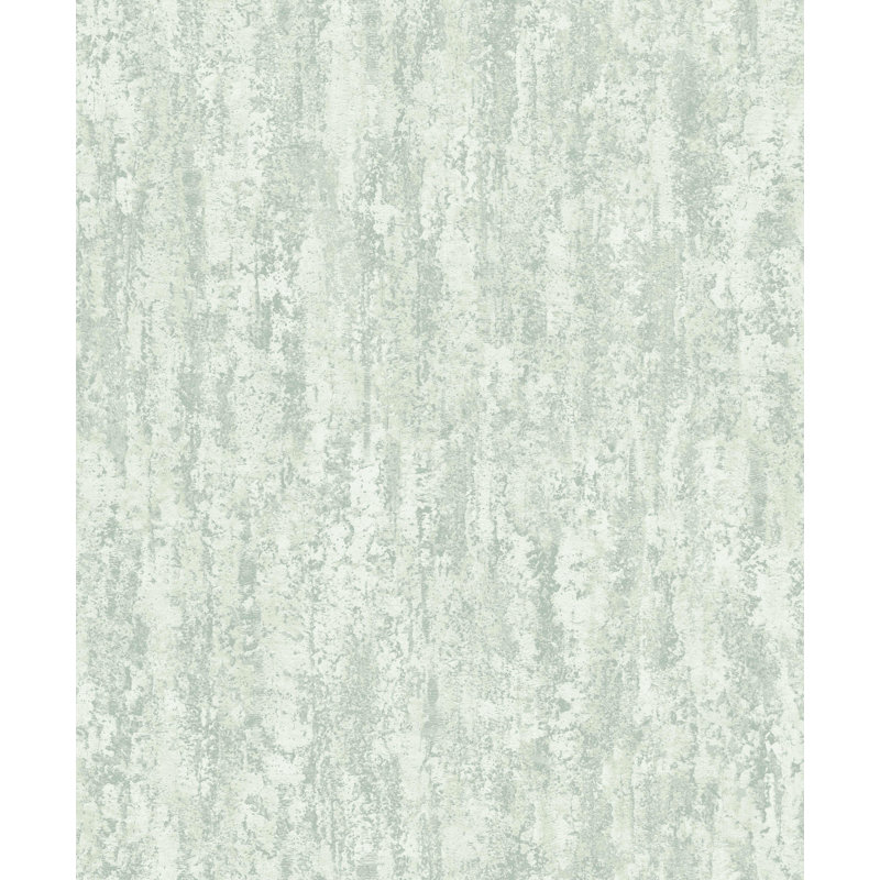 Rouleau de papier peint uni L 33 pi x l 21 po Refika, Blanc