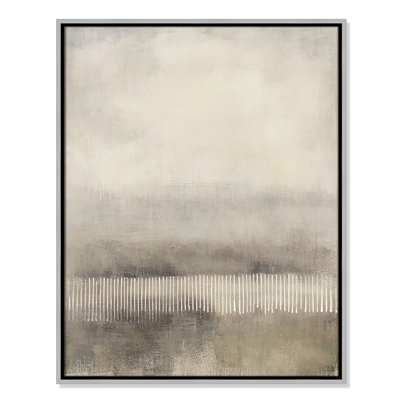 Balanced Silence I Print by Irena Orlov, 29.5" H x 23.5" W, Silver Floater