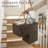 DTX Intl 14-Inch Wicker Staircase Basket with Handles - Handmade L-Shaped Woven Seagrass Stair-Style Storage Organizer - Durable Container-1853452624