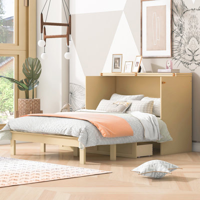 Murphy Bed With Drawer And Charging Station