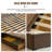 Morghen Upholstered Platform Bed With Extra High Headboard And 2 Extra Large Capacity Drawers-963804018-969740716