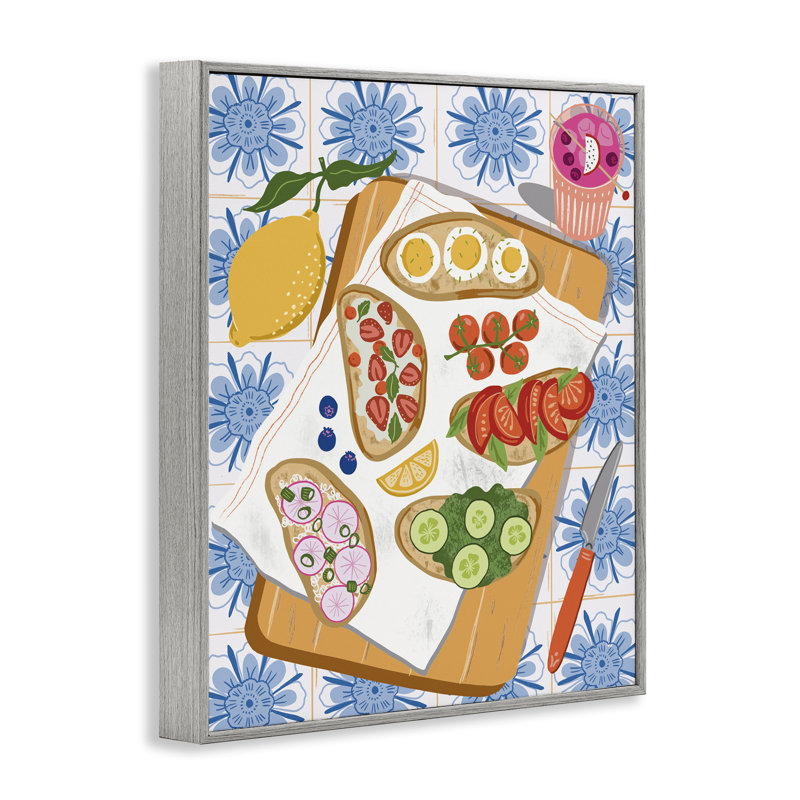  Délicat toasts sur des fleurs, estampe numérique par Jo Reid, Estampe numérique Farmhouse, H 30 po x l 24 po