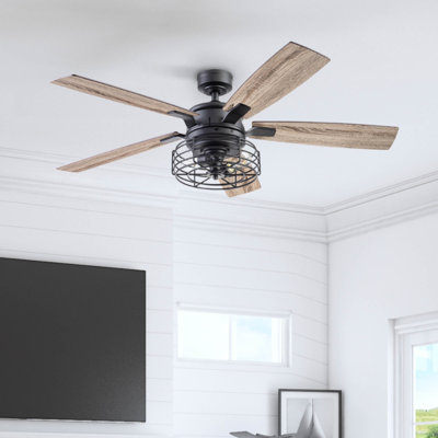 Cypher 52" Ceiling Fan with LED Light