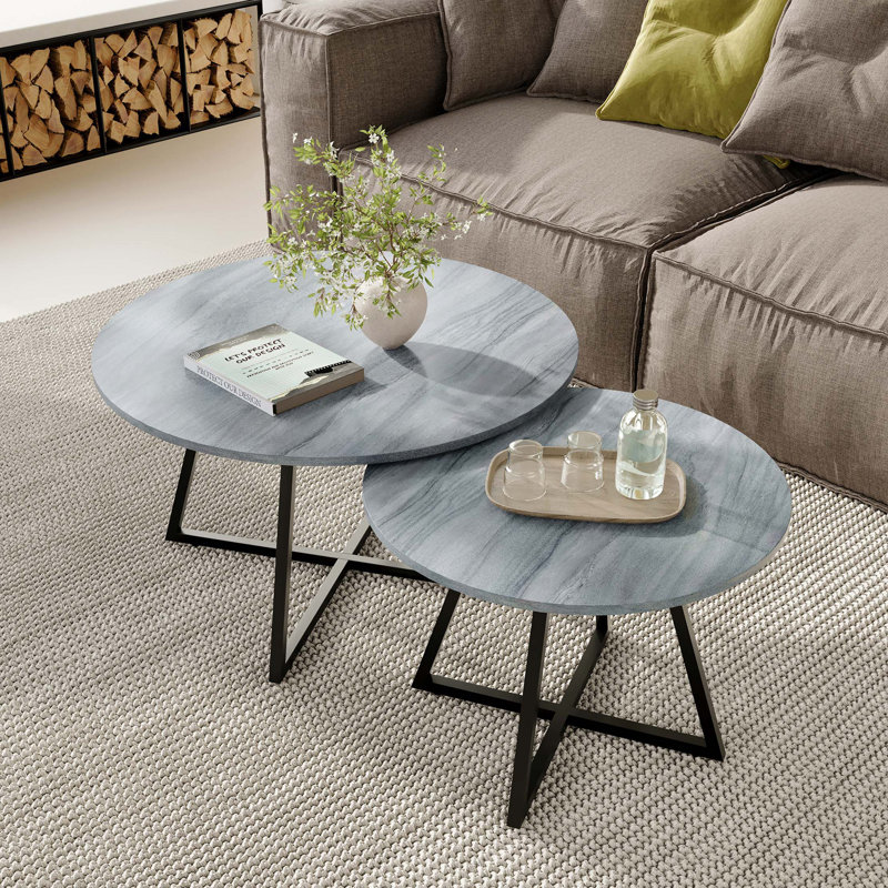 Ensemble de tables basses gigognes Modern Modern