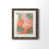 Papier, cadre noyer