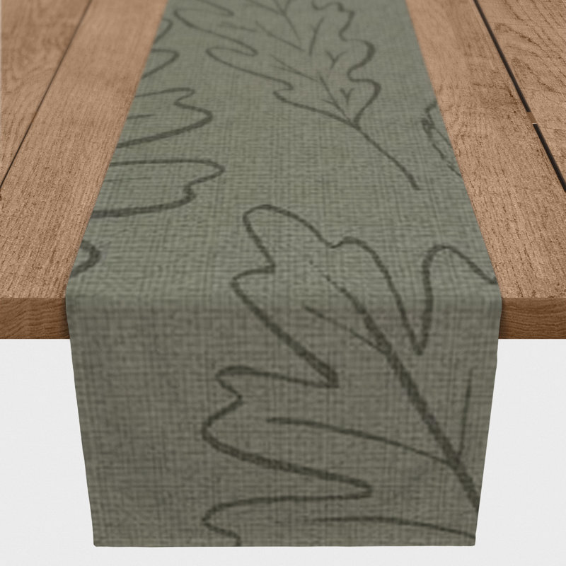 Table Runner, Green, 90" x 16"