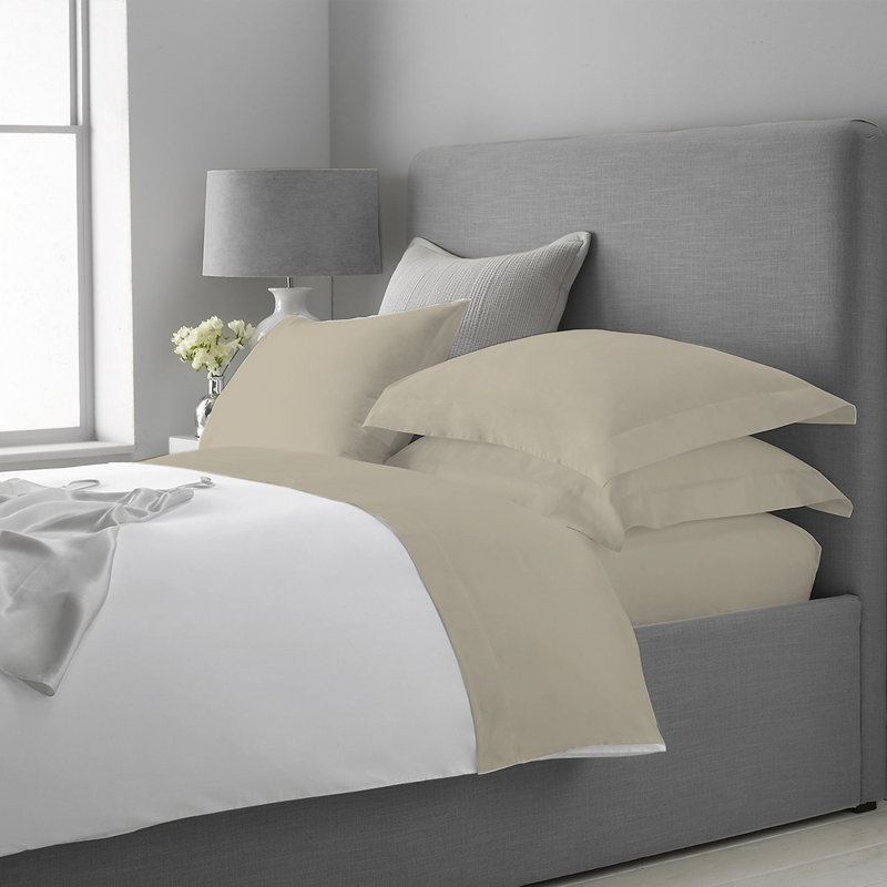  Ensemble de draps 400 fils Cashmere, Grand, Gris