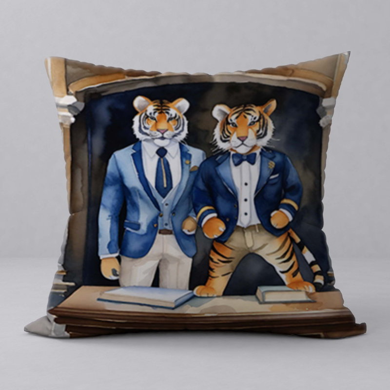Polyester Throw Square Pillow Cover & Insert