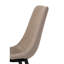Chaise rembourrée taupe Benicio