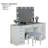 Glam Style Vanity Set With Padded Stool, 8Mm Glass Top, Storage Drawers, And LED Mirror For Luxurious Bedroom Decor