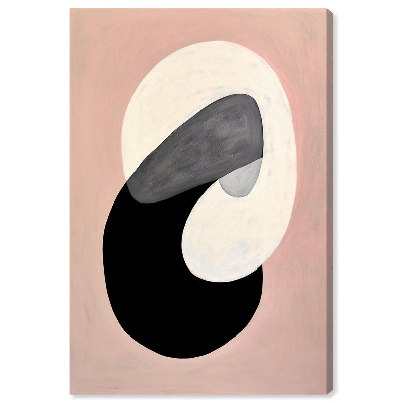 Standard Locks Contemporary Abstract Shapes Canvas Wall Art, 10" x 15"