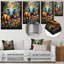«Blue Animal Playground Nursery I», art mural en métal-101153513
