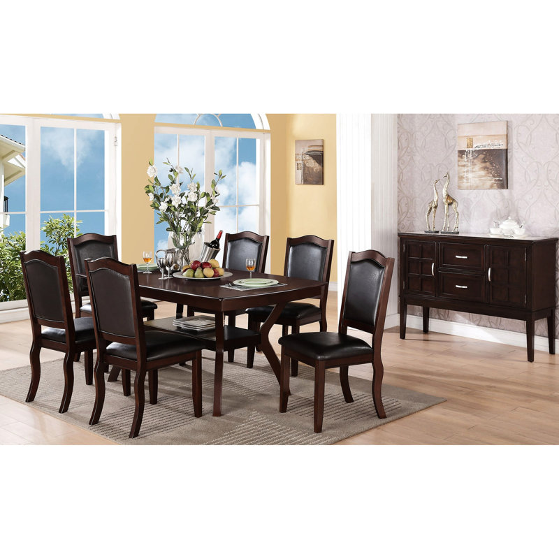 Table transitionnelle en bois massif avec tablettes - salle à manger rectangulaire pour un usage domestique contemporain