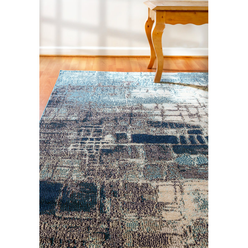 Abstract Indoor Rug, Rectangle 5'3" x 7'7"