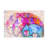 Non-Woven Lightweight Printed Rug Featuring a Classic Floral Pattern in a Soft Pastel Palette Perfect for Adding an Elegant Touch to Any Interior Space-126243061