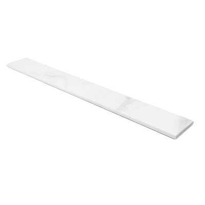 Carreau bullnose blanc mat 3 po x 24 po Adonis
