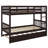 Detachable Wood Bunk Bed With Trundle, Converts To Two Beds, Space-Saving Design-1699227286