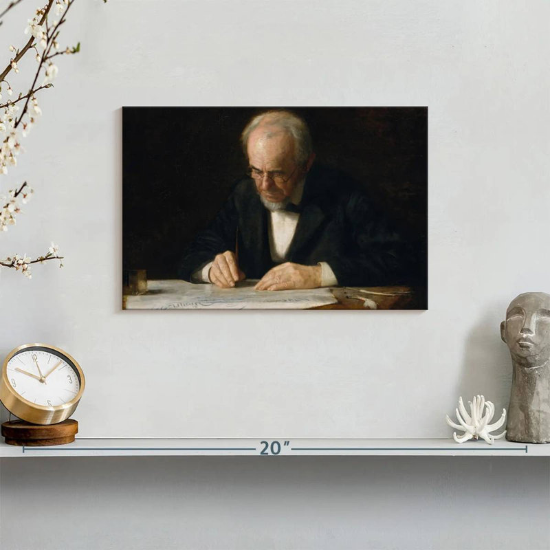 Senne The Writing Master, 8" H x 12" W