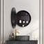 24X24 Inch Black Metal Framed Wall Mount Bathroom Medicine Cabinet With Mirror-985609289-985609290