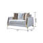 Causeuse de style moderne-413468552