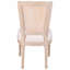Ensemble de 2 chaises de salle à manger de style campagnard français