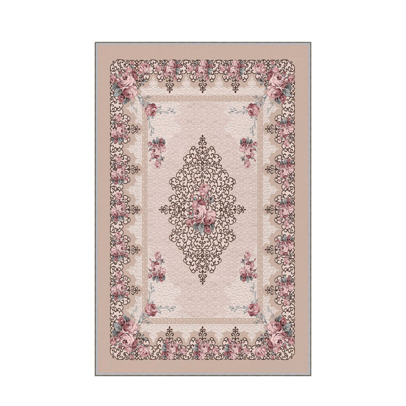 Antibacterial Hall Carpet, 39.4 x 59.1 inches | 100% Polyester, 0.4 in Pile Height, Non-Slip PVC Felt Dot Underside | Machine Washable, 3D Digital Printing, Durable & Stylish for Modern Home Décor