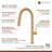 mondawe Pull Down Kitchen Faucet-71097868