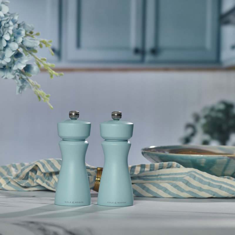 Brand No Power Source Required / Manual Salt & Pepper Shaker, Blue