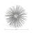 Nova 4" Silver Sputnik Starburst Tabletop Sculpture-230501312-230501315