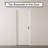 Modern Matte Black Sliding Barn Door Handle Set - Smooth Glide Double Sided Pull, Easy To Install-128783045