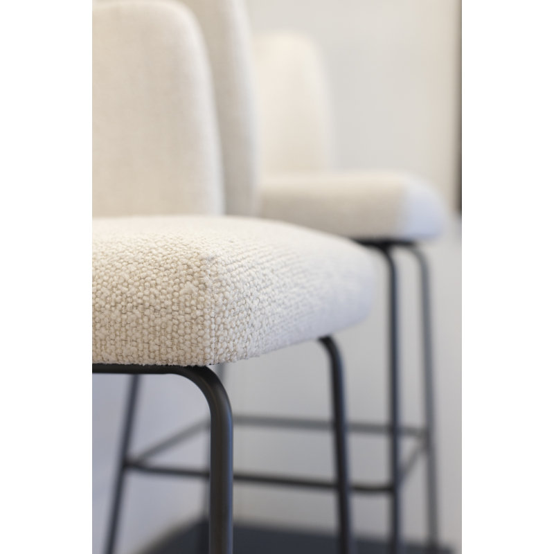 Conroe Yes Stool with Metal Frame, Bar Stool (29.9" Seat Height)