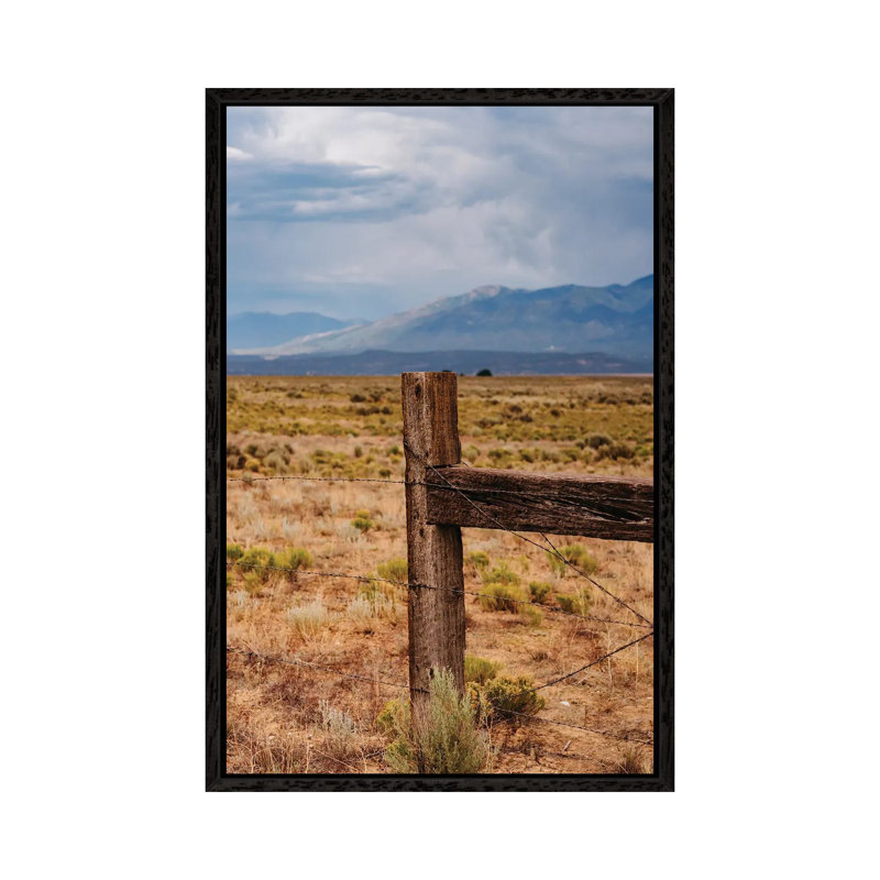 Taos Mountains Storm II by Bethany Young - Print on Canvas, Black Framed, 66.04cm H x 45.72cm W x 3.81cm D