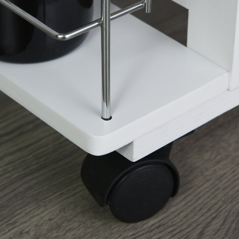 Mullings 47 cm' Kitchen Island with Wheels