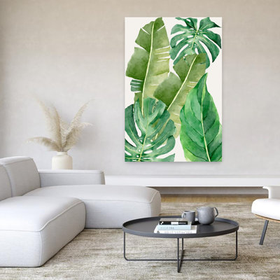 Contemporary Art Contemporary Minimalist Modern Nature Tropical Art 1 Piece Wrapped Canvas Wall Art
