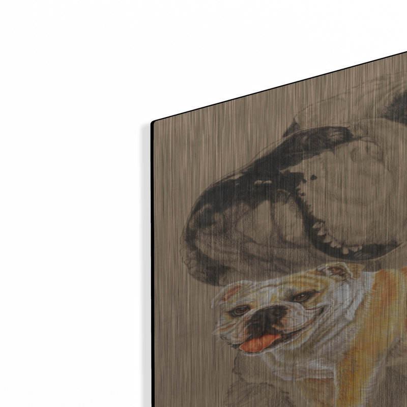 «English Bulldog» par Barbara Keith, H 36 po x l 24 po