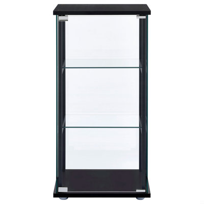 Vitrine en verre à 3 tablettes