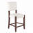Upholstered Barstools with Solid Wood Legs-1231093012
