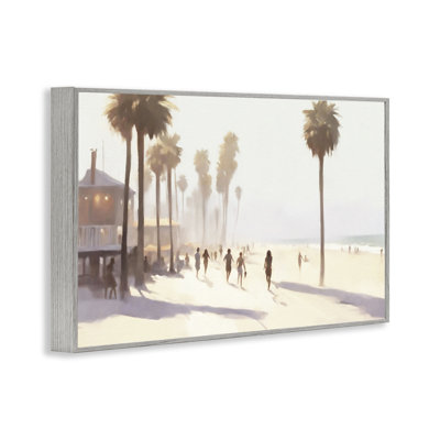  Running on Tropical Beach Giclee Art by Noah Bay