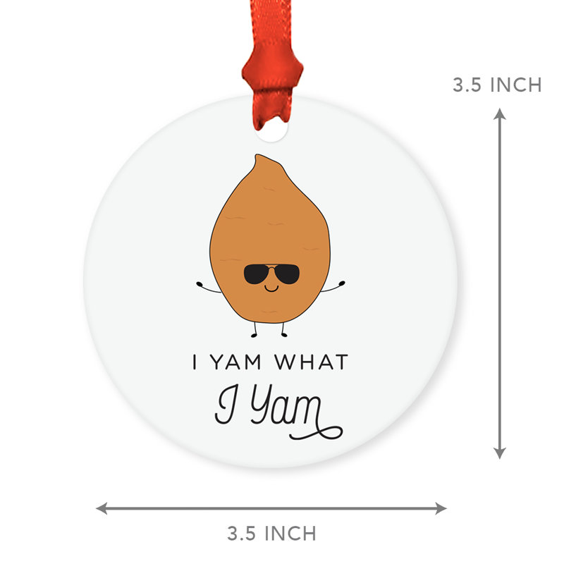 Ornement en forme de repas amusant