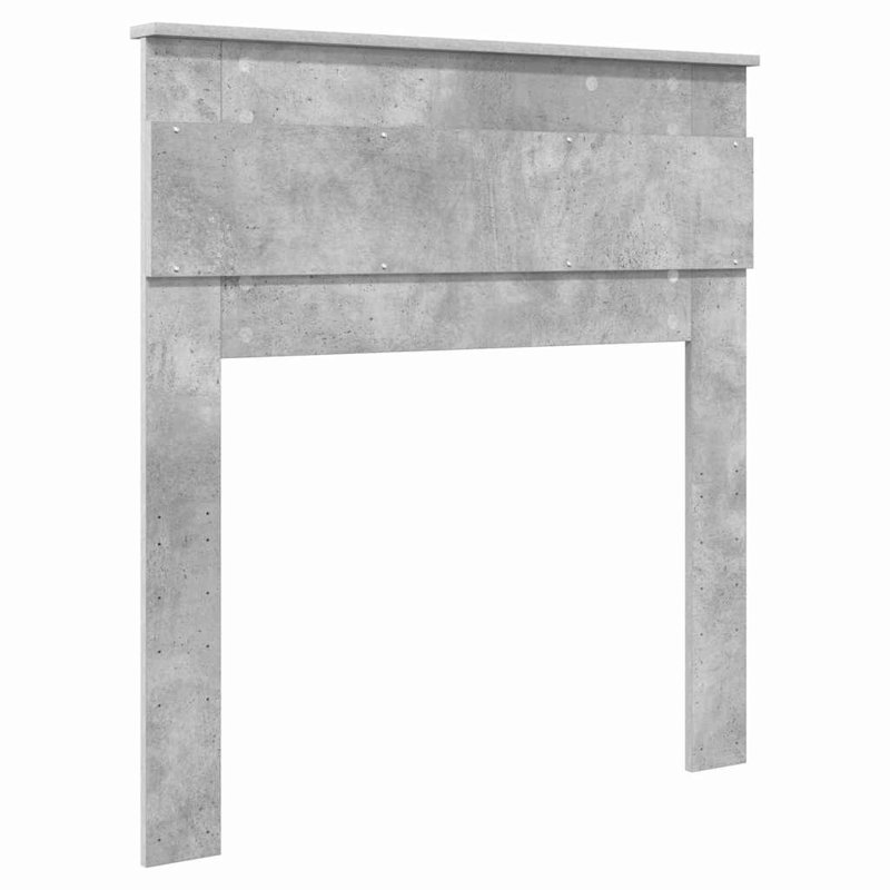 Headboard, UK Small Single - DE 75 x 190 cm, Concrete Grey