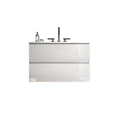 Armoire de salle de bain Modern White