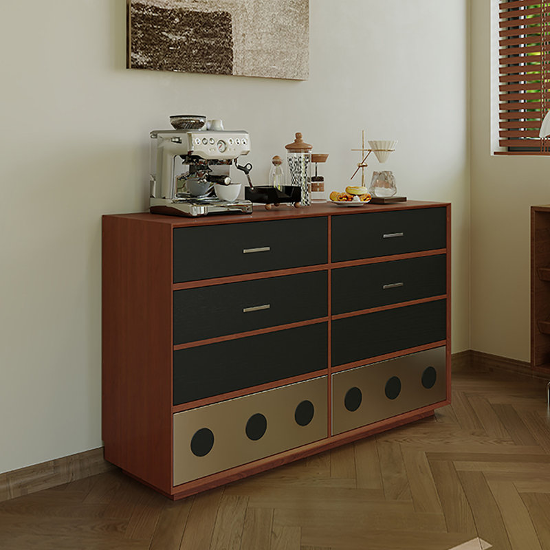 Retro simple and light luxury sideboard