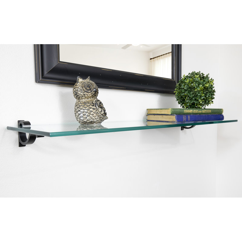 Arriella Bracket Shelf, 3" H X 36" W x 10" D, Black