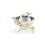 Lovebirds Silver & Gold Nut Bowl