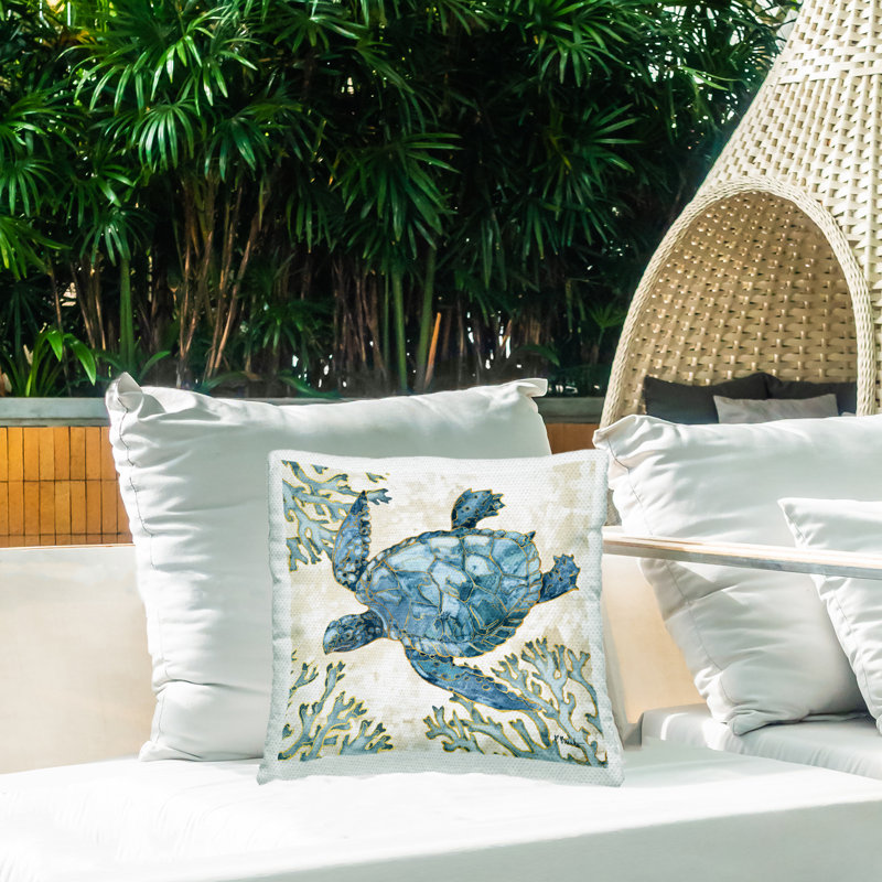Abstract Outdoor Throw Pillow