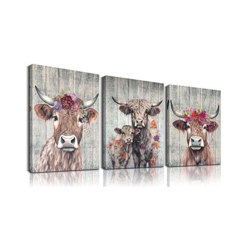 3 Piece Wrapped Canvas Print